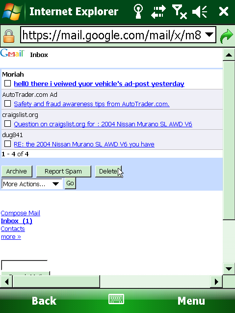 Internet Explorer Mobile 6